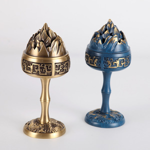 เครื่องหอมธูปหอม Yulong Boshan, ใช้ในบ้าน, เครื่องหอมธูปหอมทองเหลืองของเก่าในร่ม - Product Image 1