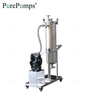 pneumatic diaphragm pump feed liquid percolating machine filter equipment
