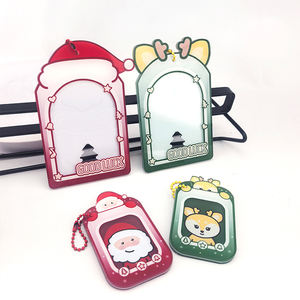 พวงกุญแจซานตาคลอสแบบตั้งได้ทำจากโรงงานเข็มกลัดคาราบิเนอร์รูปการ์ดกวางเรนเดียชุดของขวัญคริสต์มาสทำจากอะคริลิค - Product Image 3