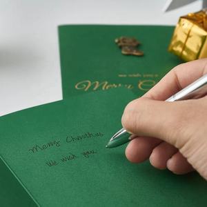 Carta Kraft stampata con Logo personalizzato, grazie per le vacanze del nuovo anno, biglietti d'auguri, materiale riciclato, dimensioni Standard 6*4 pollici - Product Image 6