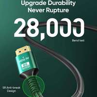Câble HDMI 2.1 48 Gbps 8K 4K 60 Hz 3D Ultra Haute Vitesse Vidéo HDTV Mâle-Mâle 1M-5M pour TV Moniteur Projecteur PS5 Xbox GPU