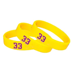 सस्ते कस्टम प्रिंट लोगो सिलिकॉन कंगन wristband