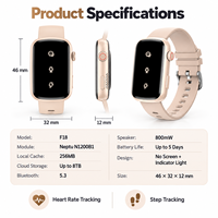 Bracelet intelligent avec 5 jours d'autonomie, chargement magnétique, étanchéité IP67, enregistrement vocal IA, transcription et interaction vocale pour les voyages d'affaires