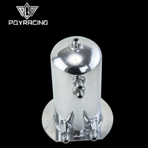 Radiateur en alliage d'aluminium Poyracing 2,5 L Swirl Pot AN8 AN10 universel pour voitures modifiées - Product Image 1