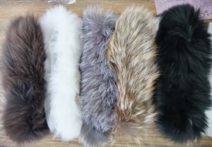 カスタマイズ可能な女性用ブラックカラー毛皮帽子フォックスファーヘッドバンドヘアバンドScrunchies 10ピース/ロット送料無料 - Product Image 6