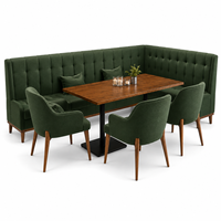 Meubles commerciaux modernes en bois massif écologiques pour hôtels, restaurants, cafés, design contemporain, 25 ans d'expérience, pour l'extérieur, salon et salle à manger