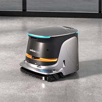 Robot Pembersih Komersial Otomatis MiCity dengan Navigasi Laser, Penyapu, Penggosok, Penyedot Debu, dan Pel, Dilengkapi Tangki Air 37L dan Pembersih Tepi