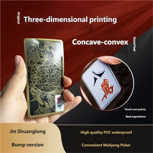 Cartes à jouer en papier personnalisées avec finition coussin d'air pour jeu de <span class=keywords><strong>poker</strong></span> Texas - Product Image 3