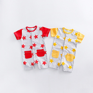 Body de Bebé con Botones y Estampado de Animales, Diseño de Estrella, Precio al por Mayor, de Fábrica China - Product Image 2