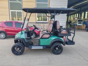 Voiturette de golf électrique tout-terrain 4 places à double usage pour stations balnéaires et terrains de golf - Product Image 3