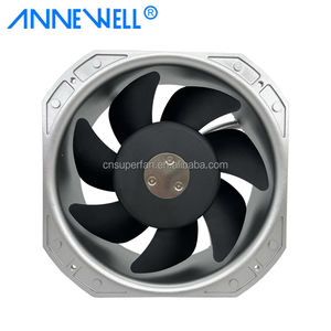 Вентилятор осевого сопротивления переменного тока, 225 мм, 225x225x80 мм, 22580 переменного тока, 220 В, 380 В, вентилятор высокого CFM, алюминиевый вентилятор с высокоскоростным осевым потоком, охлаждающий вентилятор - Product Image 2