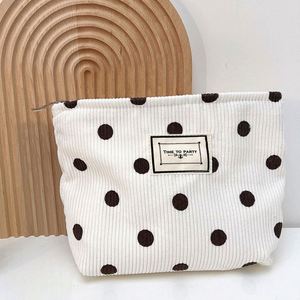 <b>Cosmetic</b> <b>Bags</b> for Women Small Makeup <b>Bag</b> for Purse Corduroy Makeup with Metal Zipper - Product Image 3