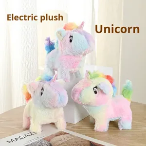 Nouvelle Peluche Électrique Licorne Ange avec Rembourrage en Coton PP, Fonction de Marche Simulée pour Animal de Compagnie Électronique pour Enfants - Product Image 2