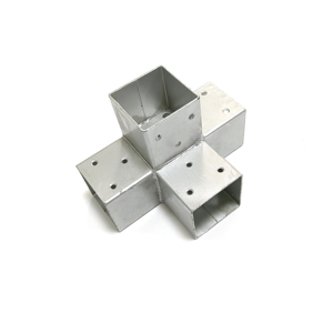 Thép phụ kiện đường ống tùy chỉnh thực hiện Kim loại Hàn t Doanh mạ kẽm ống thép vuông kết nối - Product Image 1