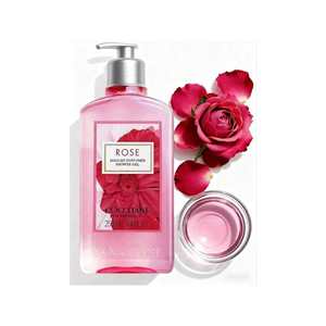 Gel douche parfumé à la rose L'Occitane 250 ml pour femmes - Product Image 1