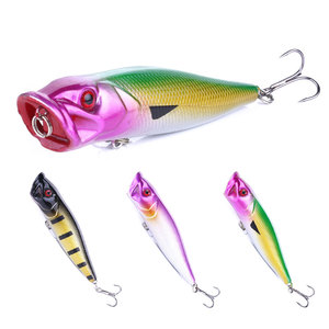 Esca da Pesca Personalizzata HENGJIA con <span class=keywords><strong>Occhi</strong></span> 3D, 9cm 12.5g, per Pesca al Blackfish, Popper Bionico - Product Image 6