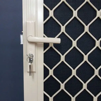 Grille décorative en maille d'aluminium Amplimesh, grille de fenêtre en forme de losange