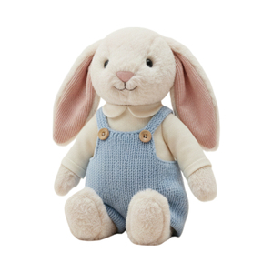 Peluche Personalizzato Snow Sult Bunny UK, Edizione Limitata Natalizia, Super Morbido, Imbottito in Cotone PP, <span class=keywords><strong>Coniglio</strong></span> Carino e Confortevole che Fa Sci - Product Image 1