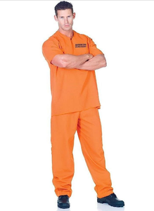 Ecowalson adulto recluso <span class=keywords><strong>disfraz</strong></span> <span class=keywords><strong>naranja</strong></span> prisionero mono Jailbird traje Halloween <span class=keywords><strong>naranja</strong></span> prisionero <span class=keywords><strong>disfraz</strong></span> cárcel mono <span class=keywords><strong>disfraz</strong></span> - Product Image 2