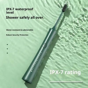 Brosse à dents électrique pour adultes, ensemble pour couple, poils souples, brosse à dents ultrasonique USB étanche pour la maison, vente en gros - Product Image 4