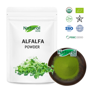 Poudre d'extrait de luzerne naturelle pure de haute qualité poudre de chlorophylle avec vitamine ingrédient actif emballage de tambour d'approvisionnement d'usine - Product Image 2