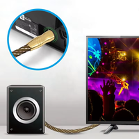 Câble audio coaxial Toslink Xput MÂLE-MÂLE avec connecteurs plaqués or, gaine en PVC et blindage tressé pour consoles de jeux PS4 Slim et enceintes
