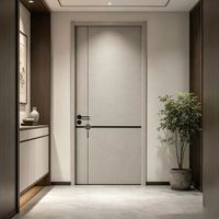 Portes intérieures modernes en bois massif composite MDF mélaminé polymère, isolation phonique, construction durable, garantie 1 an, pour appartement et salle à manger