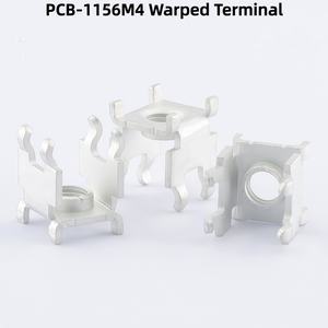 Bornier <span class=keywords><strong>à</strong></span> pattes courbées <span class=keywords><strong>à</strong></span> bride PCB-1156M4, système de gestion de batterie (BMS) pour véhicule électrique basse vitesse, borne en laiton - Product Image 3