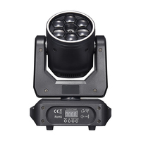 QSE Lighting Bee Eye Laser Moving Head Light RGBW 4-en-1 LED Holo Ring Extérieur DMX512/Activé par le son IP33 Ra90