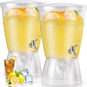 Vente en gros de tours de boissons modernes personnalisées en acrylique transparent de 3 gallons pour les fêtes - Product Image 3