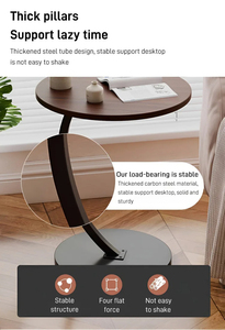Multifunctional Movable Small Coffee <b>Table</b> Home Balcony Leisure <b>Tables</b> Chairs Living Room Side <b>Table</b> Side Cabinet - Product Image 5