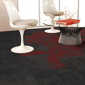 Carreaux de tapis de <span class=keywords><strong>bureau</strong></span> en nylon 50x50cm, design moderne de carreaux de pile de boucle pour la maison, le studio, les couloirs des hôtels et le <span class=keywords><strong>bureau</strong></span>. - Product Image 1