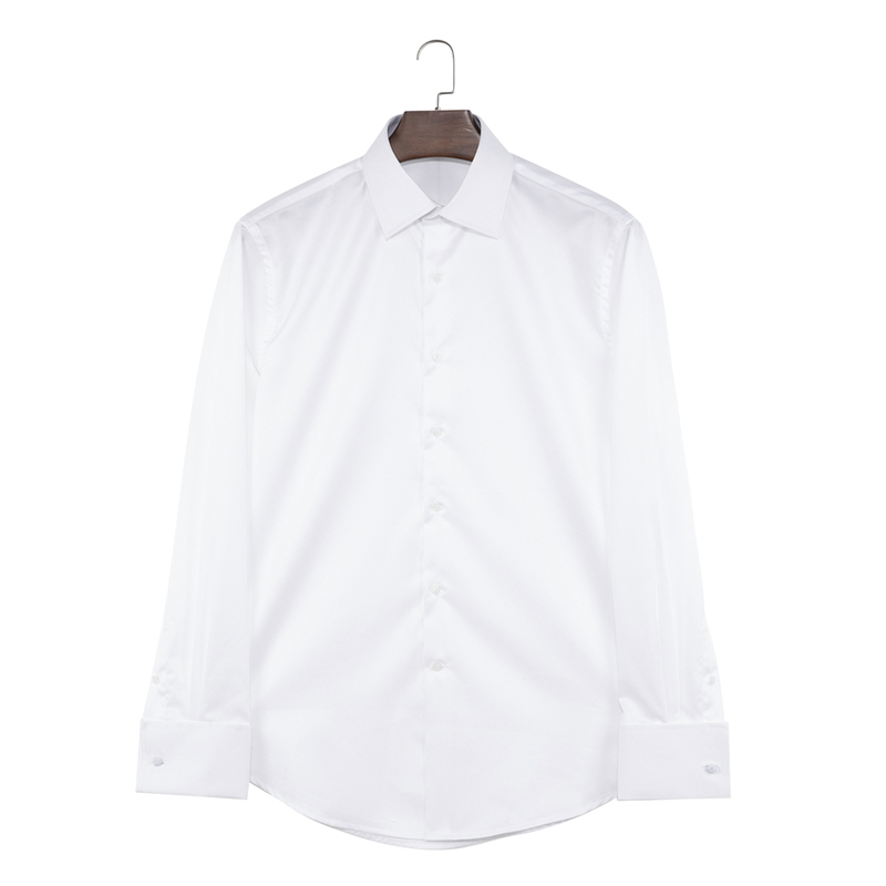 slim fit dress slacks Luxury Shirt' in Champagne with French Cuff - Slim Fit main image 0