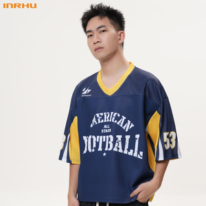 Maglia da Football Americano di Alta Qualità in Rete, Uniforme da Rugby Cucita, Direttamente dalla Fabbrica - Product Image 3