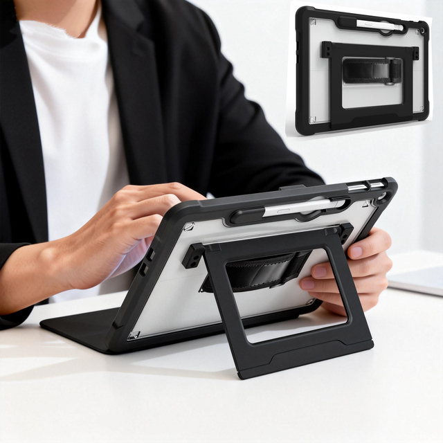 Customized Heavy Duty Shockproof Anti Drop Rugged Silicon PC Laptop Tablet Case Cover for Microsoft Surface Pro 12 Inch 2025