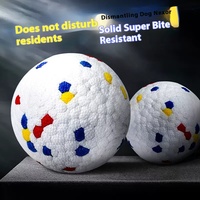 Balle de jouet pour animaux de compagnie ETPU solide environnementale de haute qualité; Jouets durables de style 3D, résistants aux morsures pour chiens et chats en gros
