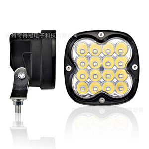 ไฟทำงาน LED 3 นิ้ว 4 แถว 48W สำหรับรถออฟโรด ไฟสปอร์ตไลท์ดัดแปลง ความเข้มแสงสูง ไฟส่องสว่างภายนอก - Product Image 1