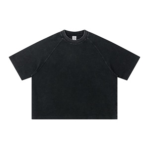 T-Shirt Sportiva <span class=keywords><strong>da</strong></span> <span class=keywords><strong>Uomo</strong></span> Premium 300g in Cotone 100% con Stampa a Rilievo, <span class=keywords><strong>Manica</strong></span> <span class=keywords><strong>Corta</strong></span>, Personalizzabile, Stile Streetwear Casual - Product Image 1