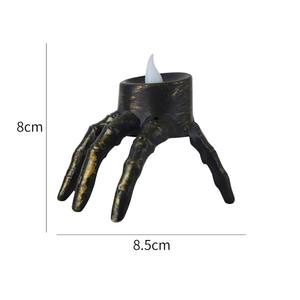 Lámpara <span class=keywords><strong>de</strong></span> <span class=keywords><strong>mano</strong></span> <span class=keywords><strong>de</strong></span> esqueleto para Halloween, accesorios <span class=keywords><strong>de</strong></span> decoración <span class=keywords><strong>de</strong></span> Ambiente, pie <span class=keywords><strong>de</strong></span> esqueleto, LED fantasma, adornos <span class=keywords><strong>de</strong></span> Festival, luz <span class=keywords><strong>de</strong></span> vela - Product Image 3