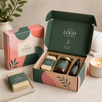 Boîte d'emballage recyclée pour colis postaux, boîte pliante personnalisée pour emballage alimentaire, boîte postale avec boîte cadeau
