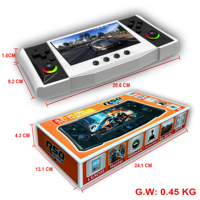 Console de jeu rétro portable de 4,5 pouces, contrôleur à joystick 3D, 50000 jeux, batteries de 4000 mAh