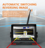 ZYX OEM caméra de recul de voiture sans fil 7 pouces Kit de moniteur étanche Vision nocturne vue latérale arrière Rv camion pick-up Van camping-car