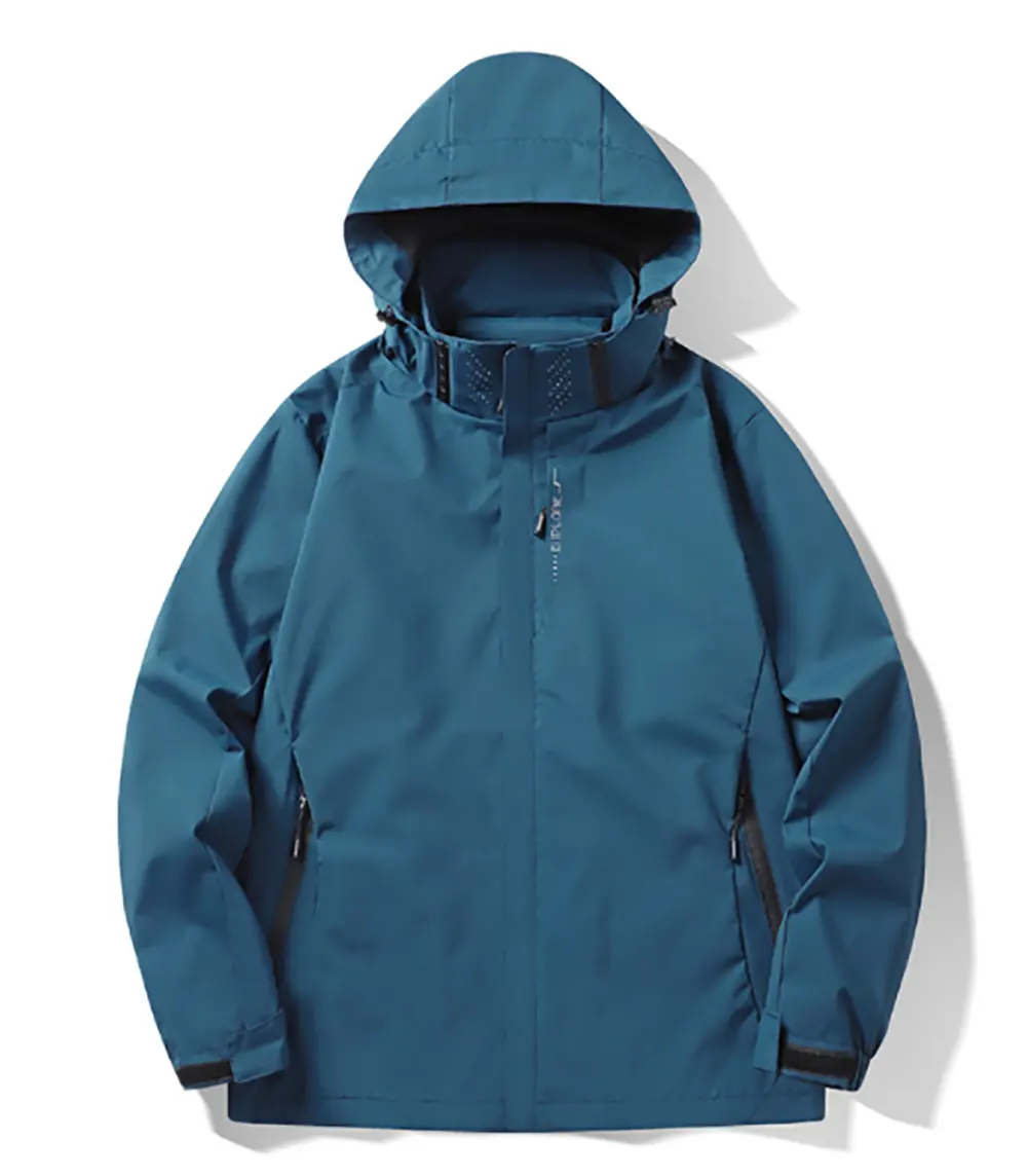 Vestes d'extérieur avec impression de logo personnalisée veste d'extérieur de haute qualité imperméable vente en gros veste de randonnée d'extérieur