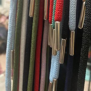 Cordon tressé écologique personnalisé avec embout en alliage de nickel, longueur 135 cm, multicolore, pour vêtements, chaussures et sacs - Product Image 3