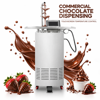 Machine à tempérer le chocolat électrique 7L, mélangeur vertical avec tête de distribution et pédale pour la production de desserts en boulangerie