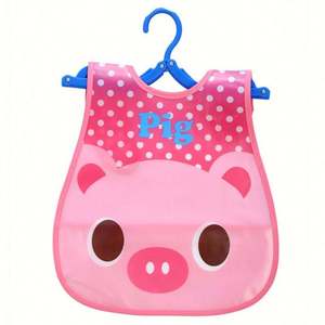 Baberos Impermeables de EVA Coloridos para Bebé, Diseño de Delantal de Manga Larga, Babero para Niños, Ropa para Eructos, Baberos para Alimentación de Niños Pequeños - Product Image 3