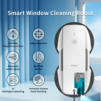 Limpiador de Ventanas Robótico Inteligente con Cable de Seguridad de 5m, Cable de 4.5m, Control por Aplicación, Instrucciones de Voz, RoHS, para Uso Doméstico y Exterior