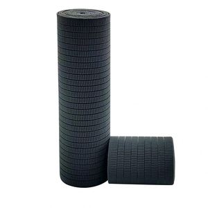 สายรัดโพลีเอสเตอร์สีดำแท้ + โพลีอะไมด์ + เส้นใยสแปนเด็กซ์ยืดหยุ่น - Product Image 1