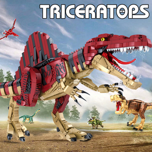 Multi-style <strong>Dinosaur</strong> World <strong>Building</strong> <strong>Block</strong> Toy Set Quality Dino Model Bricks Kit Jurassic <strong>DIY</strong> Assembly Toys <strong>3D</strong> <strong>Puzzle</strong> <strong>Block</strong> - Product Image 4