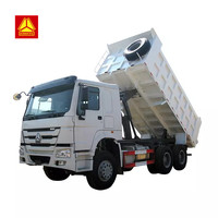 Camion semi-remorque à benne basculante chinois 2025 Sinotruck HOWO, marque 6*4, d'occasion, 371 CV, 375 P, à vendre